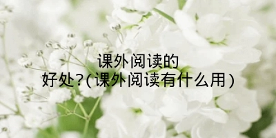 课外阅读的好处?(课外阅读有什么用)