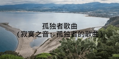 孤独者歌曲(寂寞之音：孤独者的歌曲)