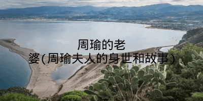 周瑜的老婆(周瑜夫人的身世和故事)