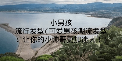 小男孩流行发型(可爱男孩潮流发型:让你的小帅哥更加迷人!)