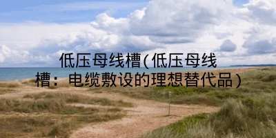 低压母线槽(低压母线槽:电缆敷设的理想替代品)