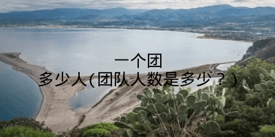 一个团多少人(团队人数是多少?)