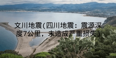 文川地震(四川地震：震源深度7公里，未造成严重损失)