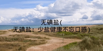 无碘盐(无碘盐:少盐健康不忘口感)