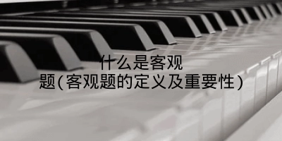 什么是客观题(客观题的定义及重要性)