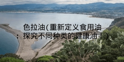 色拉油(重新定义食用油：探究不同种类的健康油！)