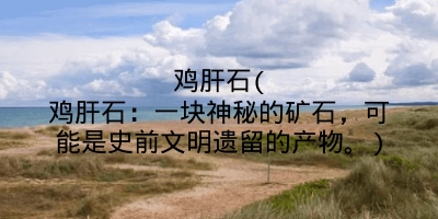 鸡肝石(鸡肝石:一块神秘的矿石,可能是史前文明遗留的产物。)