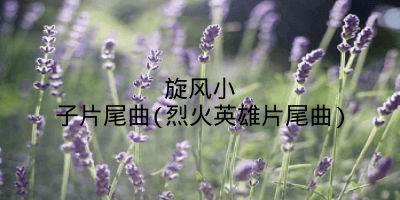 旋风小子片尾曲(烈火英雄片尾曲)