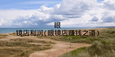 眼镜店利润(眼镜店赚钱之道)