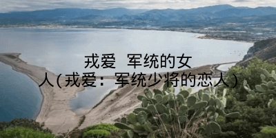 戎爱 军统的女人(戎爱：军统少将的恋人)