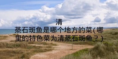 清蒸石斑鱼是哪个地方的菜(哪里的特色菜为清蒸石斑鱼?)